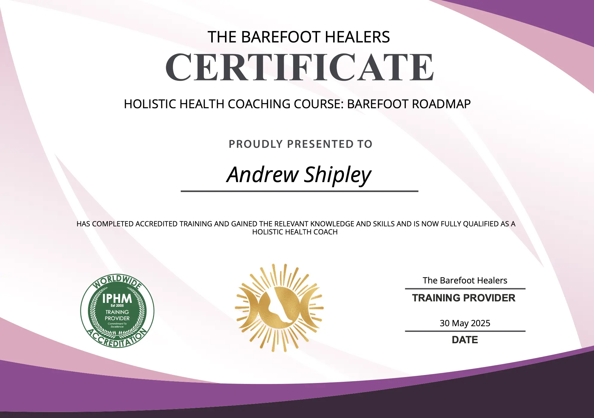 Zen Pod certification — Andy