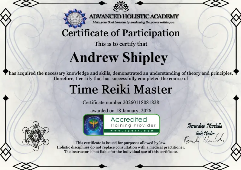 Andy — certification