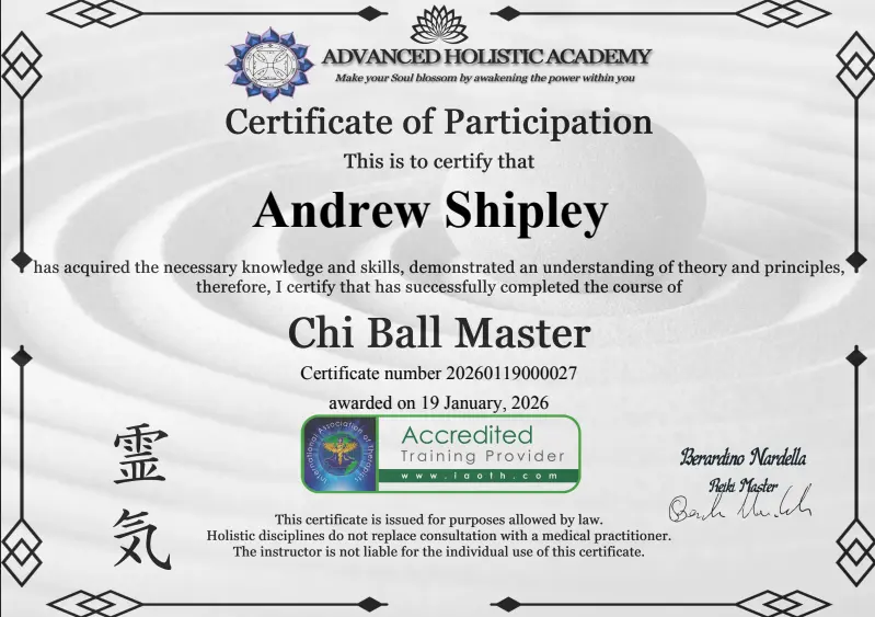 Andy — advanced certification