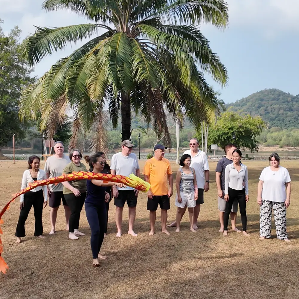 A wellness session at Zen Pod, Bang Sare